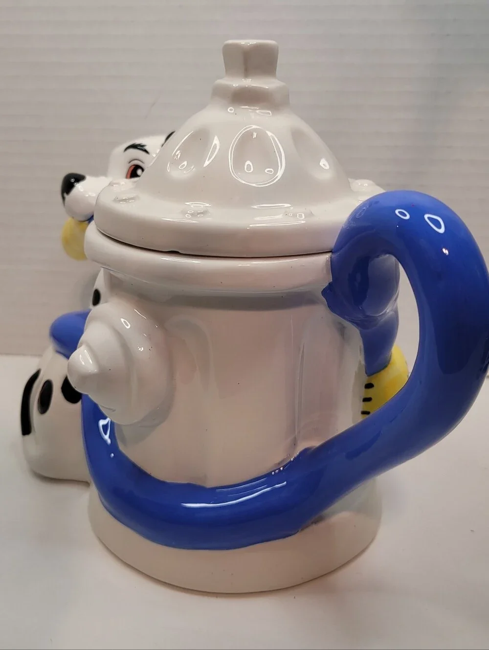 Rare HTF Collecible Sakura NY Disney 101 Dalmatians Figural Teapot Fire Hydrant